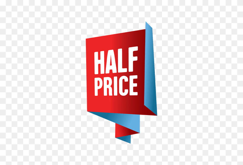 512x512 Half Price Sale Label - Price PNG