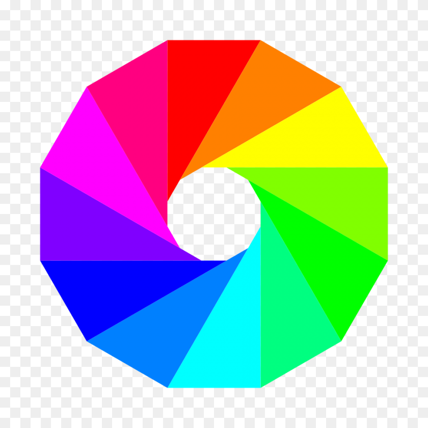 900x900 Half Regular Triangle Dodecagon Png Clip Arts For Web - Half Rainbow Clipart