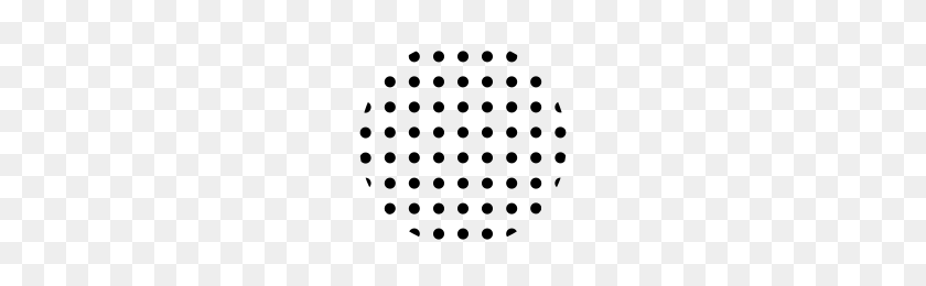 200x200 Halftone Circle Dots Icons Noun Project - Halftone PNG