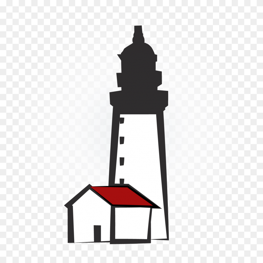 1452x1452 Halfway Rock Light Station Halfway Rock Lighthouse - Lighthouse Black And White Clipart