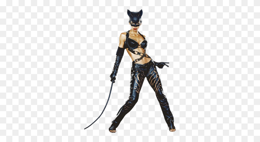 296x400 Halle Berry Catwoman Topless Robot - Catwoman Png