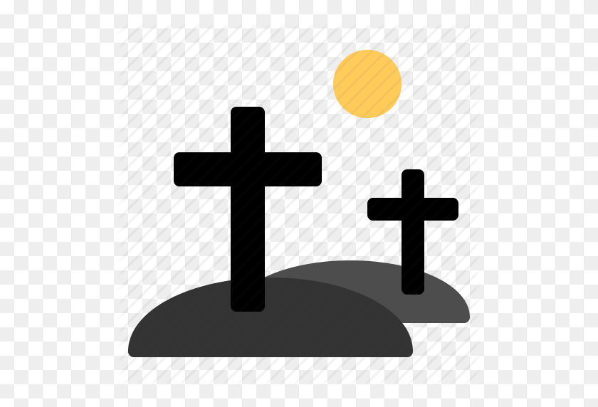 512x512 Halloween' - Cemetery PNG