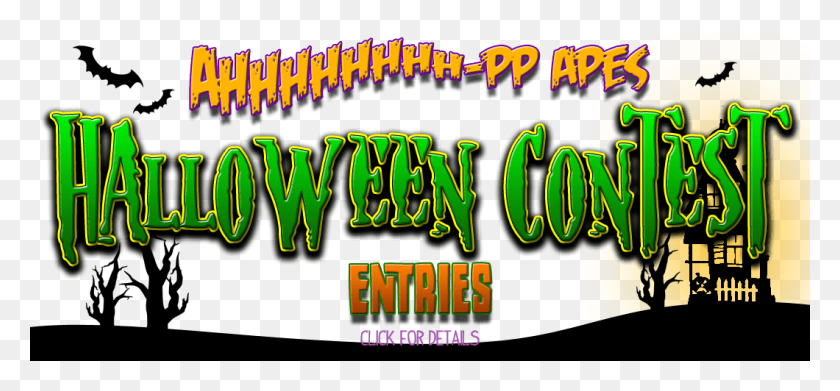 1060x450 Halloween Apps App Apes - Halloween Banner PNG