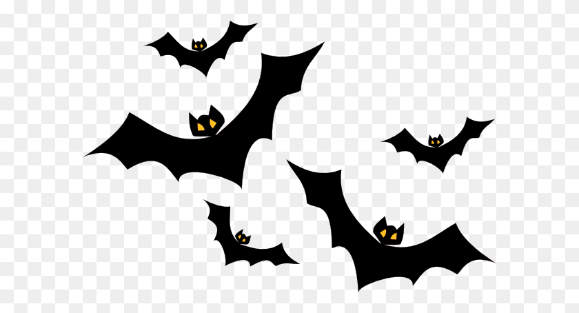 600x394 Halloween Bats Clip Art Free Transparent Images With Cliparts - Funny Halloween Clipart