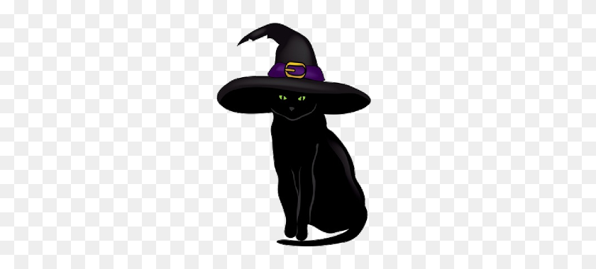 320x320 Halloween Black Cat - Black Cat Halloween Clipart