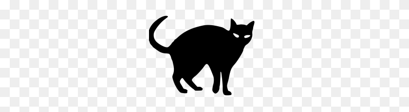 228x171 Хэллоуин Черный Кот Вектор Бесплатное Изображение Png С Прозрачным - Кошка Вектор Png