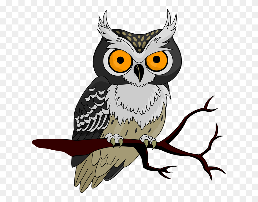 633x600 Halloween Clip Art Owl - Vintage Halloween Clip Art