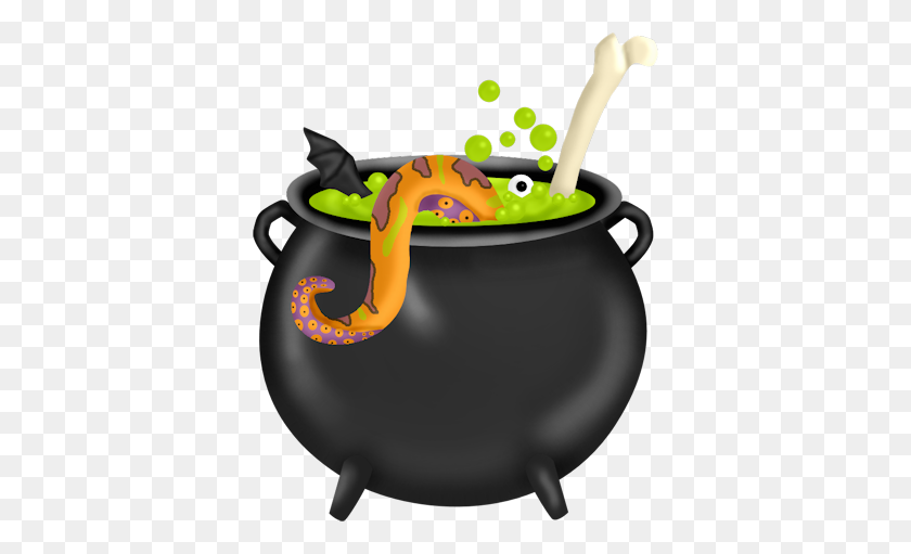 374x451 Halloween Clipart - Witches Cauldron Clipart