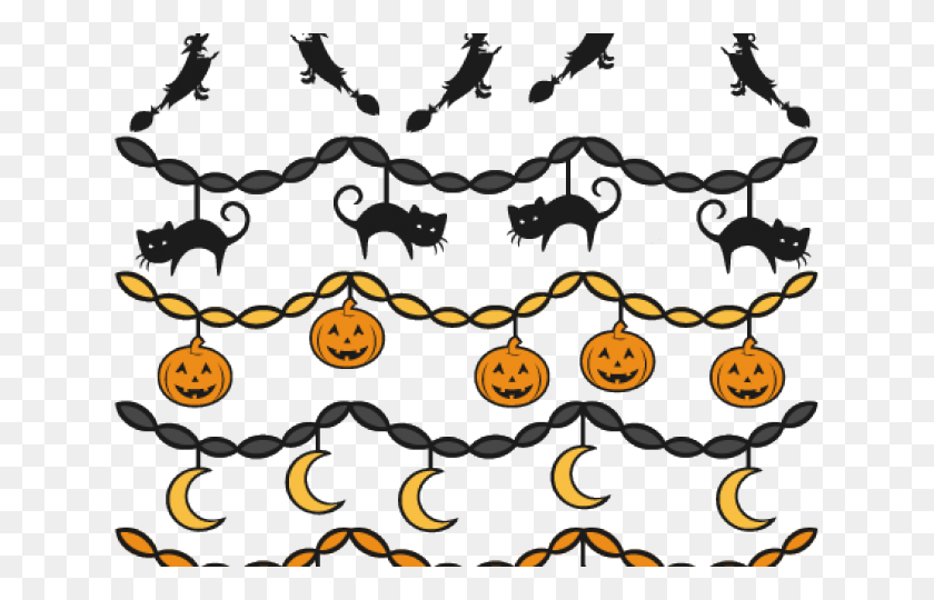 640x480 Banner De Imágenes Prediseñadas De Halloween - Clipart De Banner De Halloween