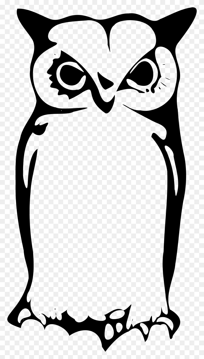 1322x2400 Halloween Clipart Black And White - Owl Face Clipart