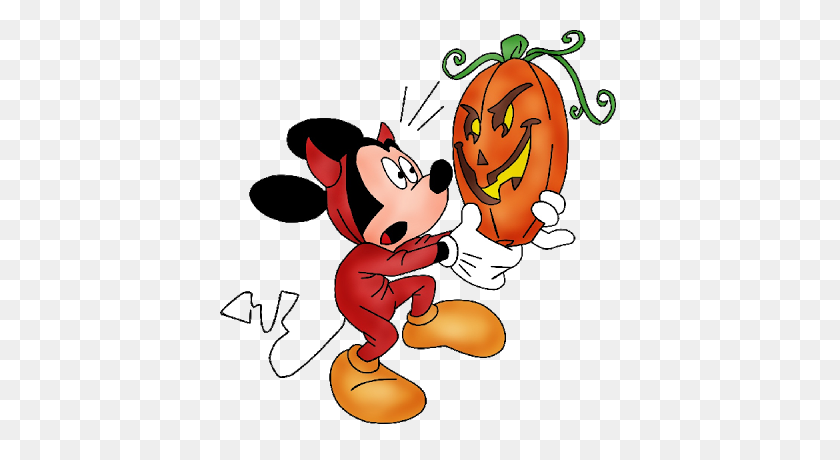 400x400 Halloween Clipart Minnie Mouse - Disney Halloween Clipart