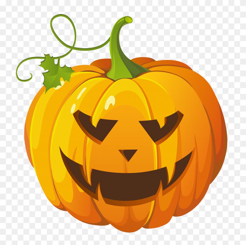2500x2486 Halloween Clipart Squash - Jack O Lantern Face Clipart