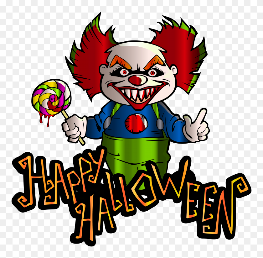 5920x5796 Halloween Clown Cliparts - The Joker Clipart