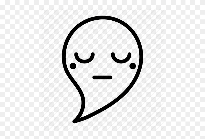 512x512 Halloween Emoji' - Ghost Emoji PNG