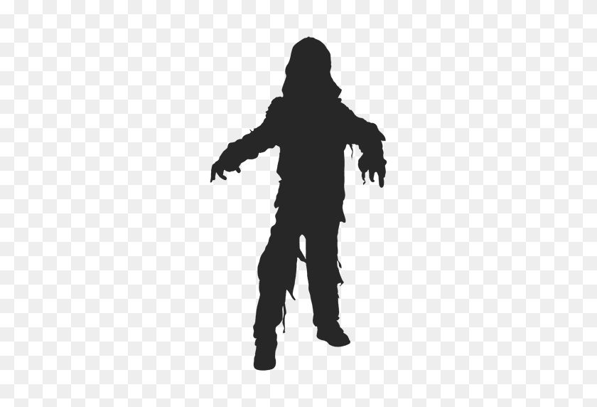 512x512 Halloween Ghost Costume Silhouette - Halloween Ghost PNG