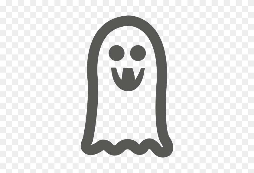 512x512 Icono De Fantasma De Halloween - Fantasma Png Transparente