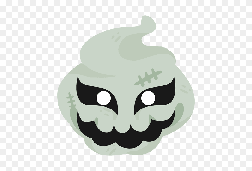512x512 Halloween Ghost Mask - Ghost PNG Transparent