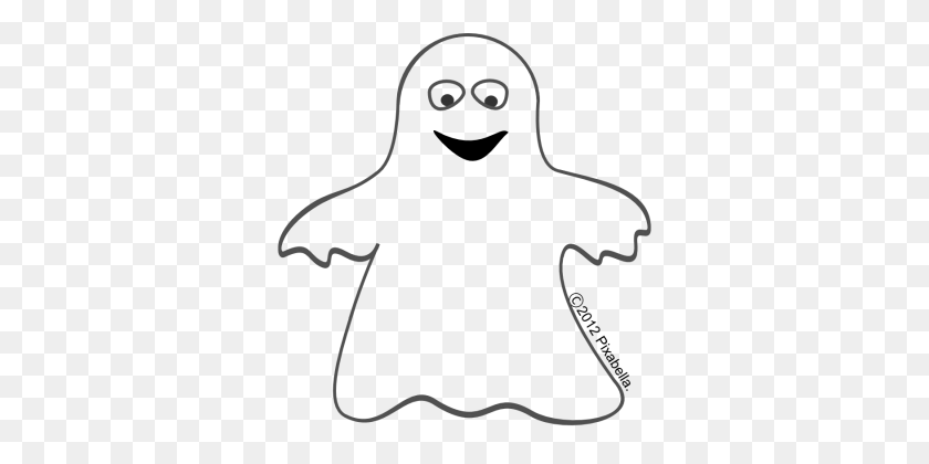 338x360 Halloween Ghost Png Transparent Image - Ghost PNG