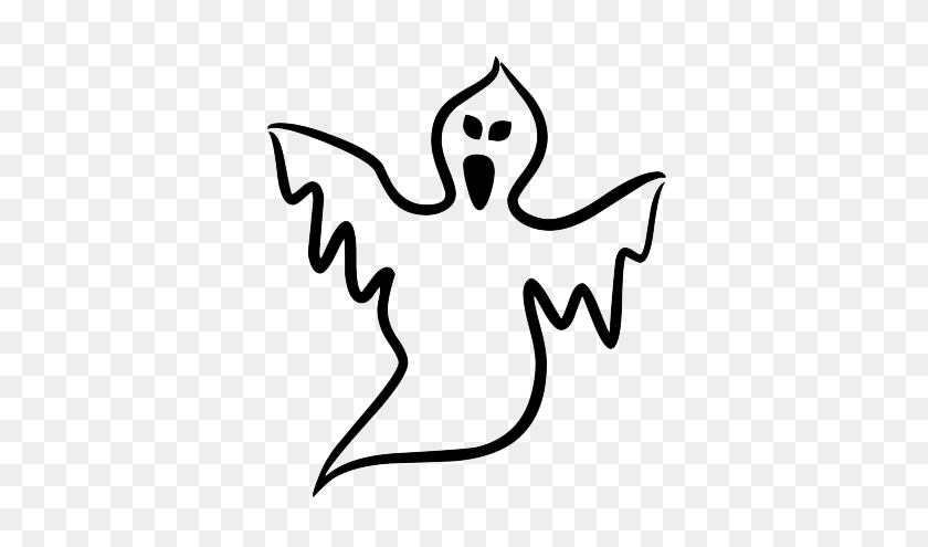 406x435 Halloween Ghost Transparent Background - Ghost Clipart Transparent