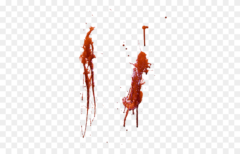 346x480 Gráficos De Halloween - Mancha De Sangre Png