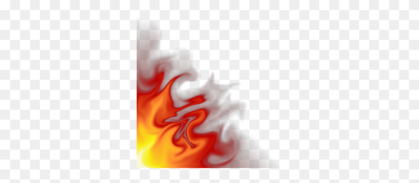 292x307 Halloween Graphics - Fire Smoke PNG