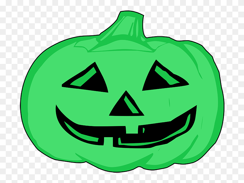709x570 Хэллоуин Зеленые Клипарты - Зеленый Фонарь Клипарт