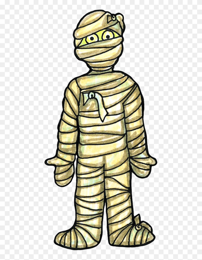 480x1024 Halloween Mummy Png - Mummy PNG