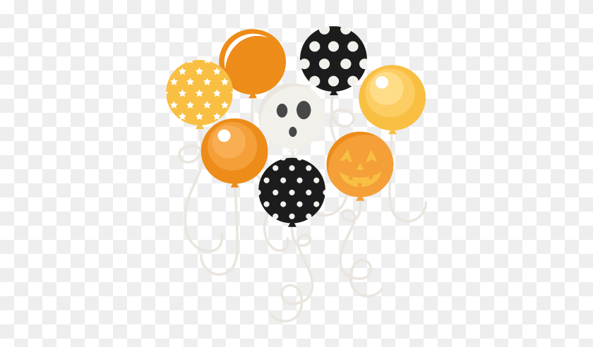 432x432 Halloween Party Balloons Scrapbook Cutting - Halloween Party PNG