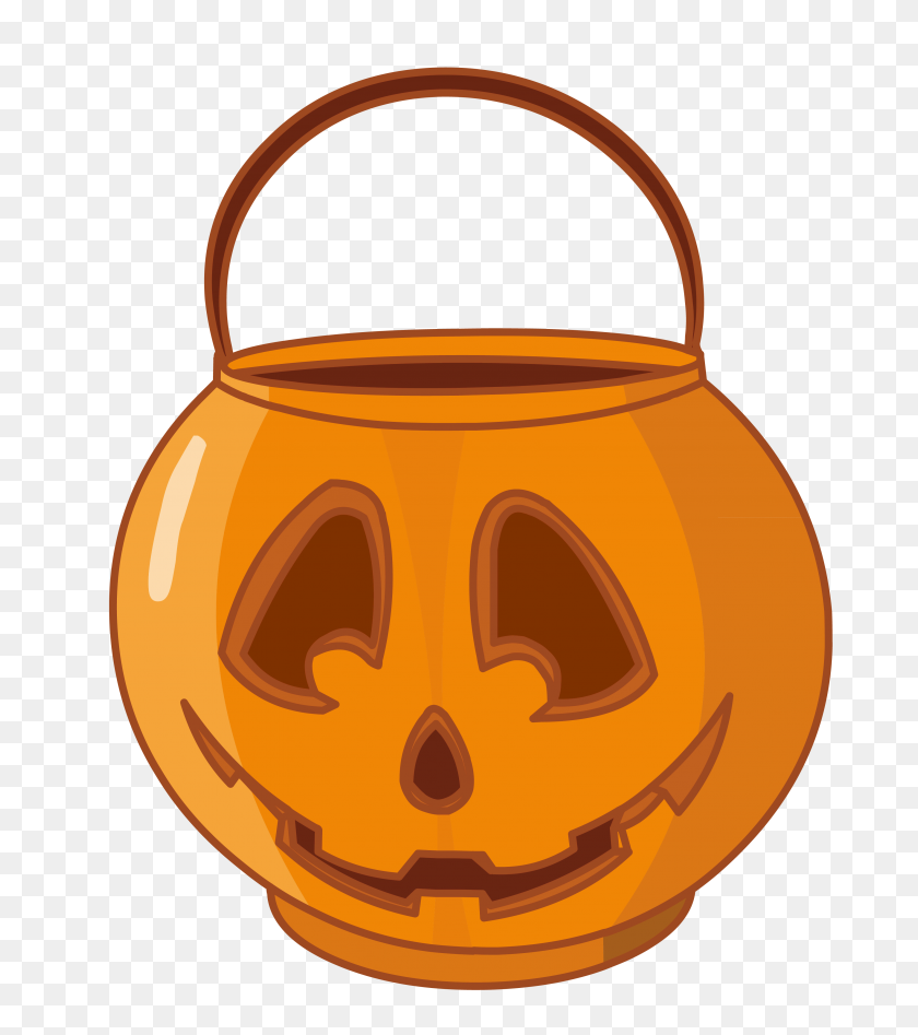 3414x3885 Halloween Pumpkin Basket Png - Happy Halloween Pumpkin Clipart