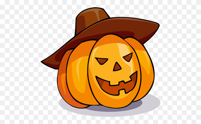 500x458 Halloween Pumpkin Clipart Free - Witch Face Clip Art