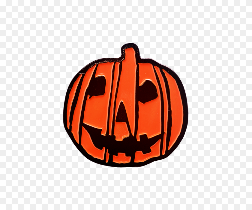 436x639 Halloween Pumpkin Logo Enamel Pin - Halloween Pumpkin PNG