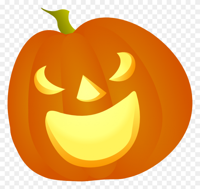 800x754 Halloween Pumpkin Png Simple - Pumpkins PNG