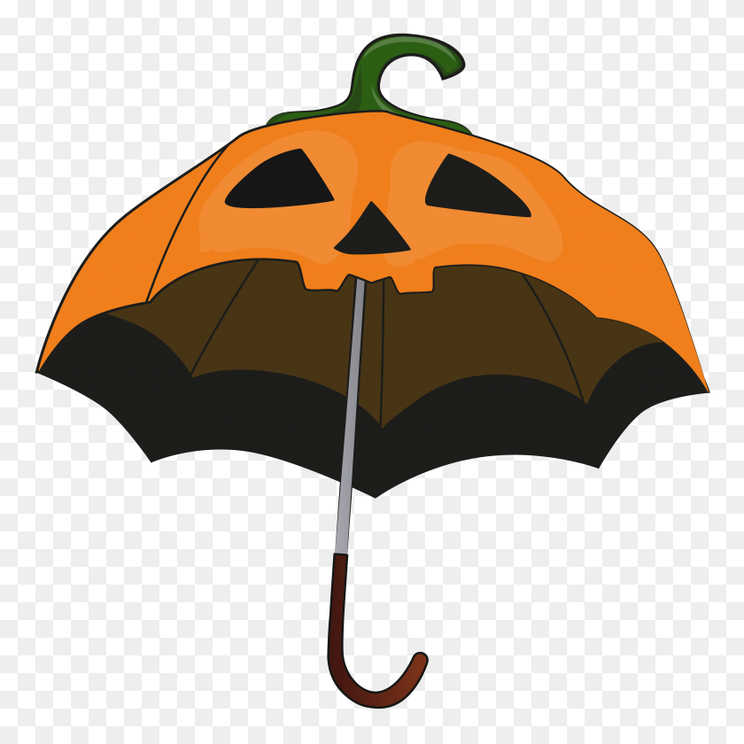 6275x6276 Halloween Pumpkin Umbrella Png Clip Art Gallery - Pumpkin Clipart PNG