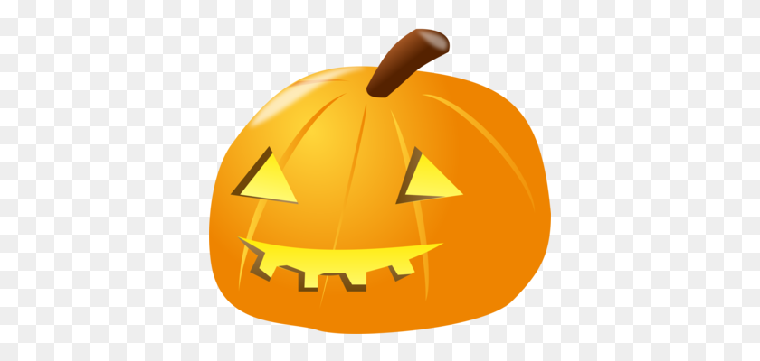 378x340 Halloween Pumpkins Black And White Jack O' Lantern - Jack O Lantern Clipart