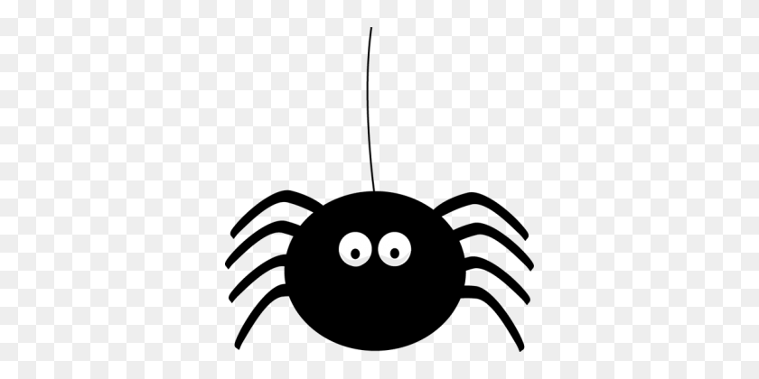 342x360 Halloween Spider Png Clipart - Spider PNG