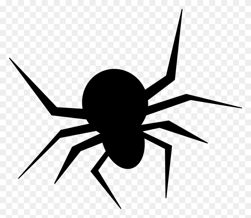 1366x1175 Halloween Spider Png Png Image - Spider PNG