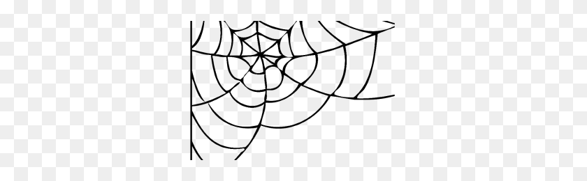 300x200 Halloween Spider Web Png Png Image - Spider Web PNG