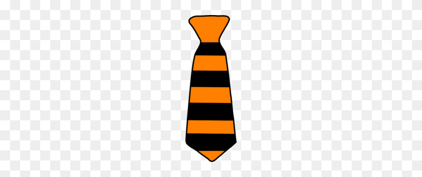 102x293 Halloween Tie Striped Clip Art - Striped Tie Clipart