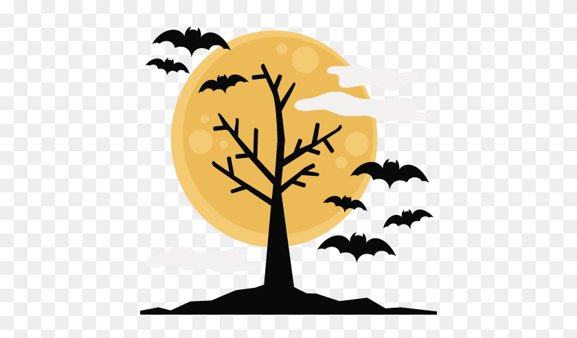 432x432 Halloween Tree Transparent Background - Halloween PNG