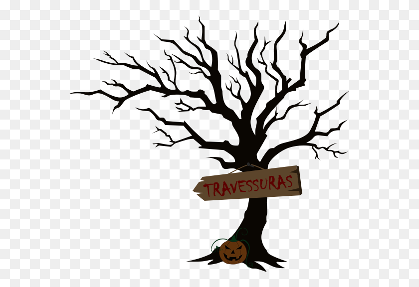 561x516 Halloween Tree Transparent Png Pictures - Oak Tree PNG