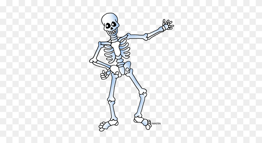 298x400 Halloween Week - Dancing Skeleton Clipart