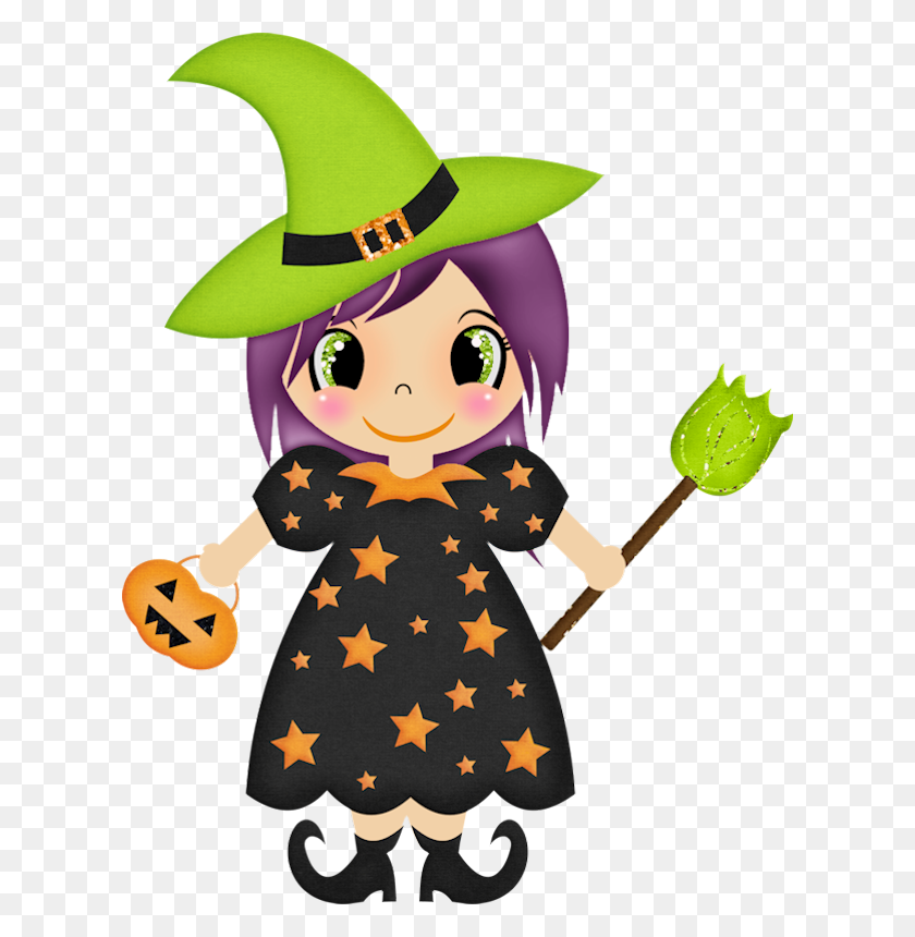 616x800 Halloween Witch Clip Art - Witches Brew Clipart