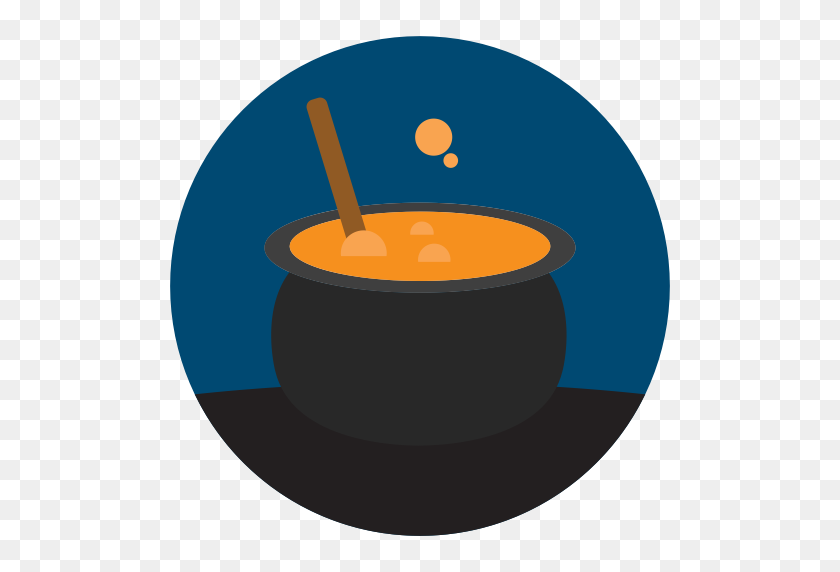 512x512 Halloween, Witch Cooking Icon - Cooking PNG