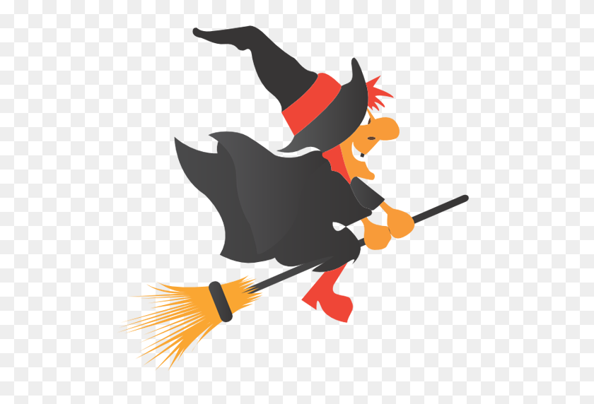 512x512 Halloween Witch With Cauldron Clipart Image - Witches Cauldron Clipart