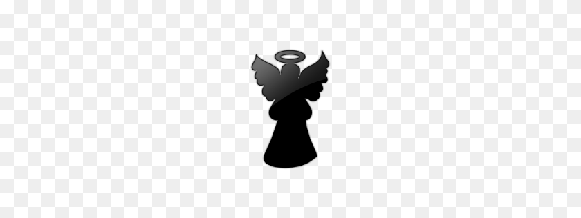 256x256 Halo Clipart Dark Angel - Angel Silhouette PNG