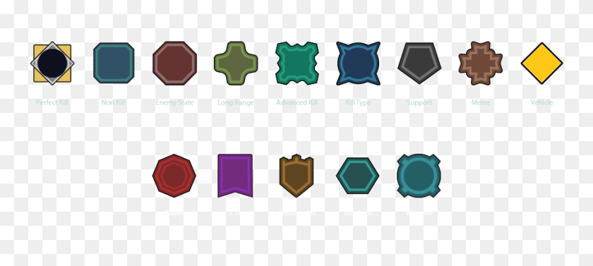 900x366 Halo Guardians Multiplayer Medals On Behance - Halo 5 PNG