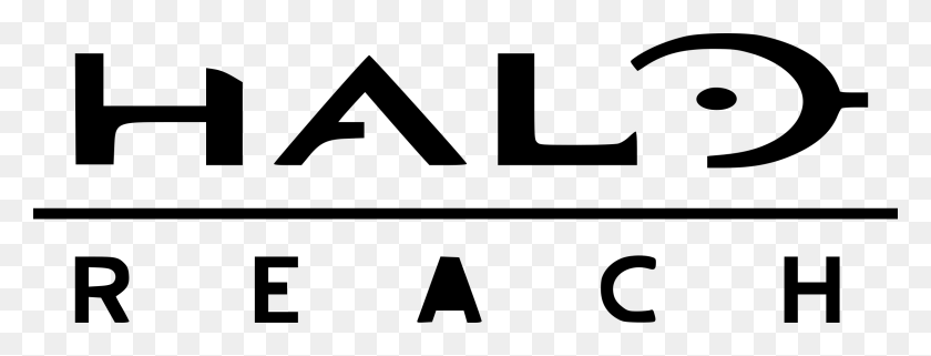 2400x806 Логотип Halo Reach Png С Прозрачным Вектором - Логотип Halo Png
