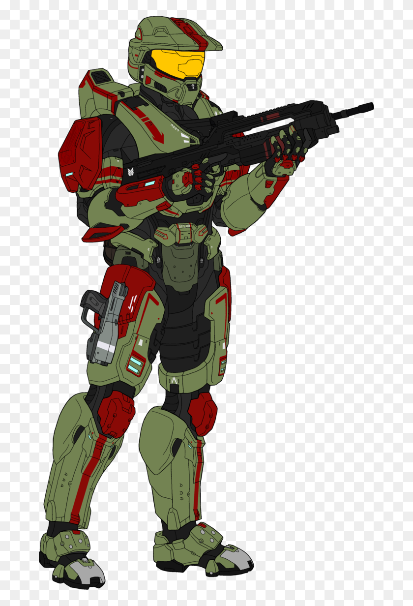 682x1172 Halo Red Vs Blue, Master Chief - Master Chief PNG