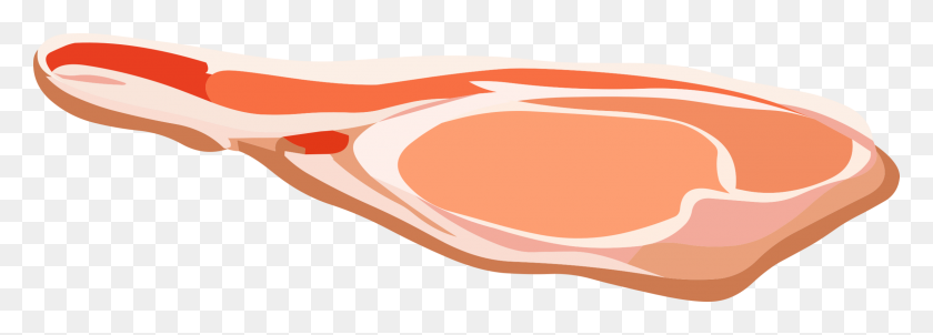 2410x750 Ham Bacon Meat Salami Beef - Salami Clipart