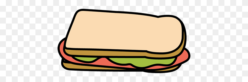 450x219 Бутерброд С Ветчиной - Бесплатная Еда Для Учителей Клипарт
